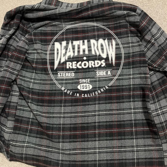 Death row records flannel size large - Picture 2 of 3